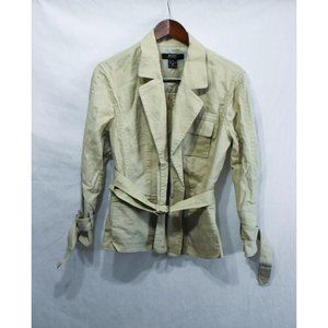Body By Victoria Women’s Khaki Blazer Jacket